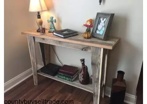 48" Rustic Wall Table